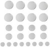 CousinDIY Round Glass Mirrors 25/Pkg-0.5"-1" 40000669