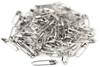 CousinDIY Coiless Safety Pins 100/Pkg-Nickel 40000862