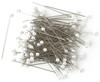 CousinDIY Floral Pins 3" 144/Pkg-Pearl White 40000706