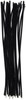CousinDIY Chenille Stems 3mmx12" 25/Pkg-Black - CHNSTM3-00485