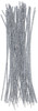 CousinDIY Tinsel Stems 6mmx12" 25/Pkg-Silver TNSLSTM-00892