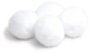 CousinDIY Pom-Poms 3" 4/Pkg-White POM3IN-00773