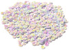 CousinDIY Cupped Sequins-White Iridescent, 8mm 200/Pkg SQU40000-871