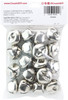 CousinDIY Jingle Bells 1" 18/Pkg-Silver - 40000635-628 CousinDIY Jingle Bells 1" 18/Pkg-Silver - 40000635-628
