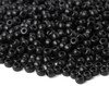 CousinDIY Pony Beads 6mmx9mm 1,000/Pkg-Opaque Black PB1000-831