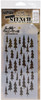 3 Pack - Tim Holtz Layered Stencil 4.125"X8.5"-Tree Lot - THS-150 - 787790625018