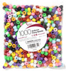 CousinDIY Pony Beads 6mmx9mm 1,000/Pkg-Opaque Multicolor PB1000-828 - 191648096392