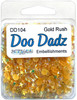 3 Pack Buttons Galore Doodadz Embellishments-Gold Rush DOODADZ-DD104 - 840934087278