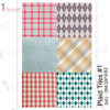 Dress My Craft Transfer Me Sheet A4-Plaid Tiles #1 - MCDP3082 Dress My Craft Transfer Me Sheet A4-Plaid Tiles #1 - MCDP3082