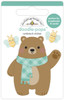 6 Pack Doodlebug Doodle-Pops 3D Stickers-Beary Cute DP6954