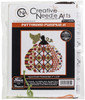 Colonial Needle Counted Cross Stitch Kit 4"X4.25"-Patterned Pumpkin 1 (14 Count) CN0086 - 091955700794