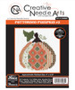 Colonial Needle Counted Cross Stitch Kit 4"X4.25"-Patterned Pumpkin 2 (14 Count) CN0087