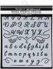 3 Pack Stamperia Stencil 7.87"X9.84"-Alphabet, Calligraphy KSTD060 - 5993110010869