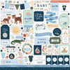 Welcome Baby Boy Cardstock Stickers 12"X12"-Elements BB234014 - 787790408826