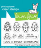 3 Pack Lawn Fawn Clear Stamps 3"X2"-Tiny Gingerbread LF2417