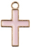 3 Pack John Bead Sweet & Petite Charms-Cross Pink, 17x11mm 10/Pkg 32640464-59