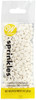 12 Pack Sprinkles 1oz-White Confetti W7100458 - 070896083708