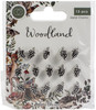 Craft Consortium Woodland Metal Charms 15/Pkg-Silver Pine Comb - CCMCHR18 - 50603946288725060394628872
