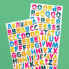Amy Tan Brave & Bold Thickers Stickers 164/Pkg-Stories Alphabet/Foam AT002111