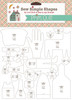 Riley Blake Template Set-Prim By Lori Holt 62/Pkg STT16534