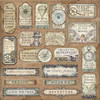 Stamperia Double-Sided Paper Pad 12"X12" 10/Pkg-Sir Vagabond, 10 Designs/1 Each SBBL80