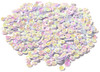 CousinDIY Cupped Sequins-White Iridescent, 5mm 800/Pkg A50026NM-865