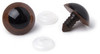 CousinDIY Shank Back Animal Eyes 20mm 2/Pkg-Brown 40000427