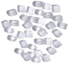 Cousin French Wire Rubber Earring Backs 36/Pkg-Clear 40000538