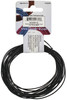 John Bead Dazzle-It Genuine Leather Cord 1mm Round 5yd-Black 75102001-01