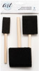 Art Supply Basics Sponge Brush 3/Pkg-1 To 3 Inch 34006054 - 718813486651