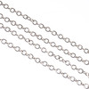 John Bead Stainless Steel Rolo Chain 1m-1.5x1.2mm Links 26001400-56