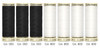 Gutermann Sew-All Polyester Thread Set - 7 Spools-Black & White - 713311-1