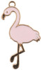 John Bead Sweet & Petite Charms-Flamingo Light Pink, 35x6mm 8/Pkg 32640464-63