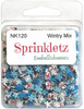 6 Pack Buttons Galore Sprinkletz Embellishments 12g-Wintry Mix BNK-120 - 840934087452