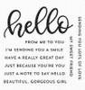 My Favorite Things Clear Stamps 4"X4"-Well, Hello CS396
