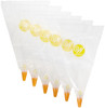 4 Pack Wilton All-In-One Decorating Bag With Drop Flower Tip-#2D W40003