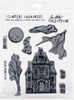 Tim Holtz Cling Stamps 7"X8.5"-Sketch Manor CMS-408 - 787790001133