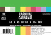 Colorbok Paper 4.5"X6.5" 180/Pkg-Carnival 95186