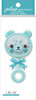 3 Pack Jolee's Boutique Themed Embellishment-Baby Boy Rattle 8601515