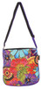 Laurel Burch Crossbody 12"X12.5"X2"-Floral LB6232