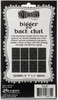 3 Pack Dyan Reaveley's Dylusions Bigger Back Chat Stickers-Black Set #2 DYA68792
