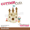 CottageCutz Dies-Sandcastle 2" To 3.5" CC774