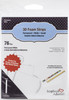 5 Pack - Scrapbook Adhesives 3D Foam Strips 76/Pkg-White, 0.12"X3.93"X0.08" - 01230 - 093616012307