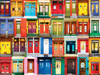 Premium Jigsaw Puzzle 350 Pieces 18"X24"-Colorful Montreal Doors -8000ZZT