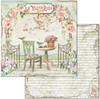 2 Pack Stamperia Double-Sided Paper Pad 8"X8" 10/Pkg-House Of Roses, 10 Designs/1 Each -SBBS08