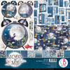 Ciao Bella Double-Sided Paper Pack 90lb 12"X12" 8/Pkg-Moon & Me, 8 Designs/1 Each CBT040