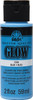 6 Pack - Folkart Glow In The Dark Paint 2oz-Blue - FGLOW-7229 - 028995072291