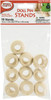 6 Pack - Pepperell Crafts Doll Pin Stands 10/Pkg-5"X1.125" - WP02 - 725879100025