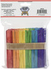 6 Pack Pepperell Crafts Craft Sticks 4.5"X.375" 150/Pkg-Colorful WP09