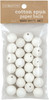 3 Pack Lia Griffith Cotton Spun Paper Balls 15mm 24/Pkg-White PLG42001 - 084001420012
